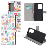 Wallet Stand Leather Pattern Printing Protective Case for Samsung Galaxy S30 Ultra/S21 Ultra