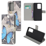 Wallet Stand Leather Pattern Printing Protective Case for Samsung Galaxy S30 Ultra/S21 Ultra