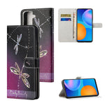 Pattern Printing for Samsung Galaxy S21 5G/S21 4G Cross Texture Leather Wallet Case