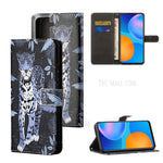 Pattern Printing for Samsung Galaxy S21 5G/S21 4G Cross Texture Leather Wallet Case