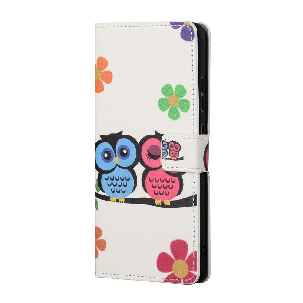 Wallet Stand Leather Pattern Printing Protective Case for Samsung Galaxy S21 5G/S21 4G Cell Phone Accessory