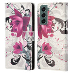 Wallet Stand Leather Pattern Printing Protective Case for Samsung Galaxy S21 5G/S21 4G Cell Phone Accessory