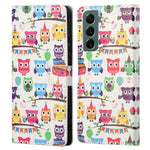 Wallet Stand Leather Pattern Printing Protective Case for Samsung Galaxy S21 5G/S21 4G Cell Phone Accessory