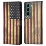 Wallet Stand Leather Pattern Printing Protective Case for Samsung Galaxy S21 5G/S21 4G Cell Phone Accessory