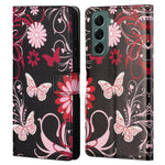 Wallet Stand Leather Pattern Printing Protective Case for Samsung Galaxy S21 5G/S21 4G Cell Phone Accessory