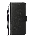 Imprint Butterfly Flowers Leather Shell for Samsung Galaxy S21 5G/S21 4G Wallet Phone Case