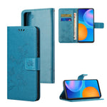 Imprint Butterfly Flowers Leather Shell for Samsung Galaxy S21 5G/S21 4G Wallet Phone Case