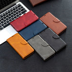Solid Color PU Leather Phone Case for Samsung Galaxy S21 Ultra 5G
