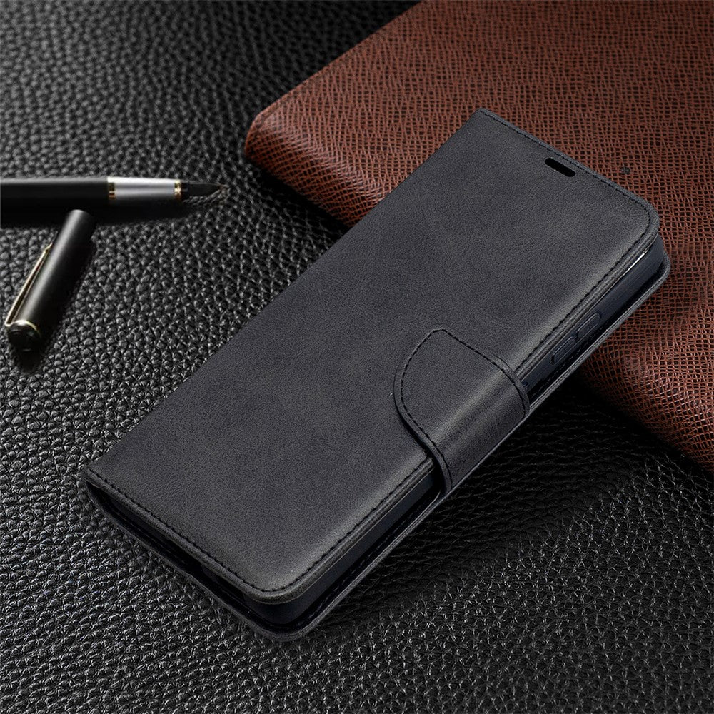 Solid Color PU Leather Phone Case for Samsung Galaxy S21 Ultra 5G
