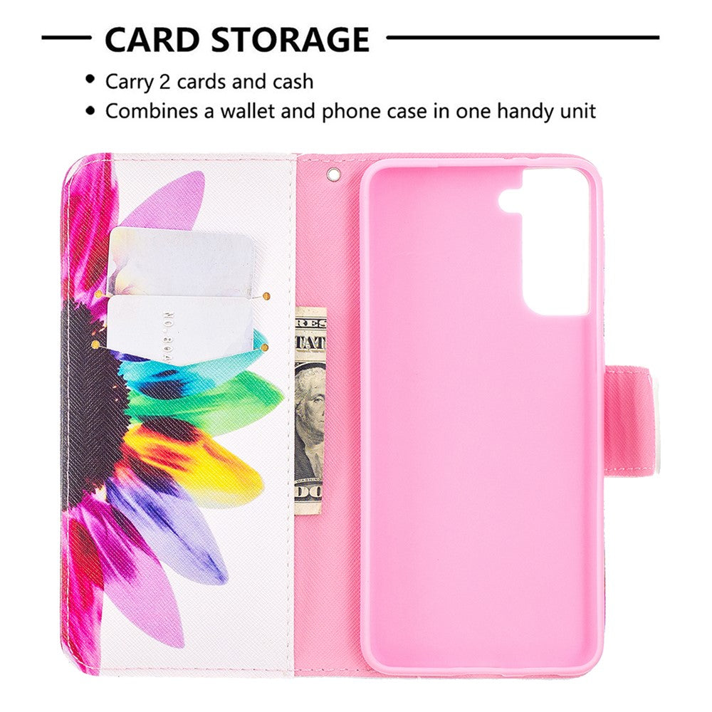 Hot Style Pattern Printing Stand Phone Case Cover for Samsung Galaxy S21+ 5G