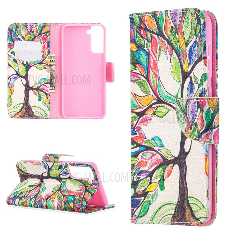 Hot Style Pattern Printing Stand Phone Case Cover for Samsung Galaxy S21+ 5G