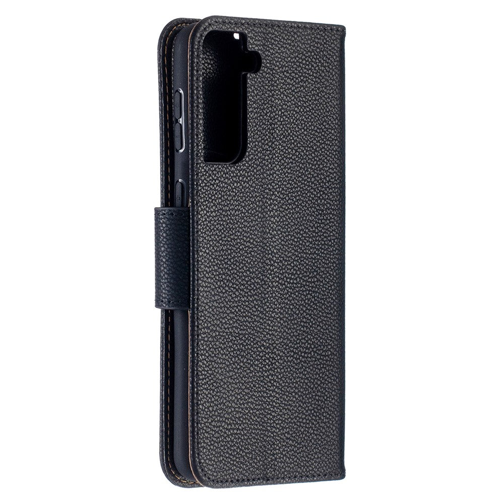 Litchi Texture with Wallet Leather Stand Case for Samsung Galaxy S21+ 5G