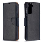 Litchi Texture with Wallet Leather Stand Case for Samsung Galaxy S21+ 5G
