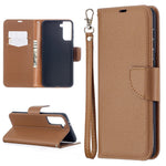 Litchi Texture with Wallet Leather Stand Case for Samsung Galaxy S21+ 5G