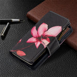 BF03 Pattern Printing Leather Phone Shell with Zipper Pocket Wallet for Samsung Galaxy S21 5G / S21 4G