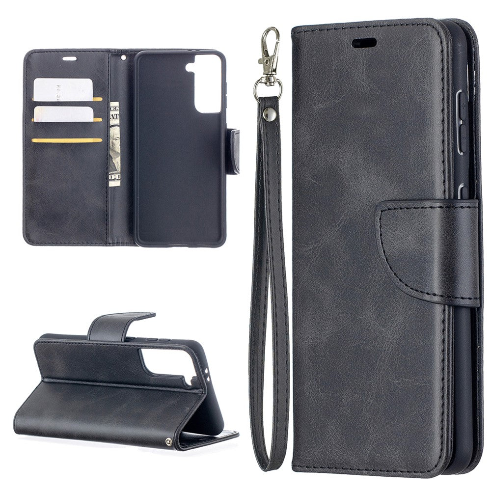 PU Leather Wallet Stylish Smartphone Case for Samsung Galaxy S21 5G/S21 4G