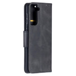 PU Leather Wallet Stylish Smartphone Case for Samsung Galaxy S21 5G/S21 4G