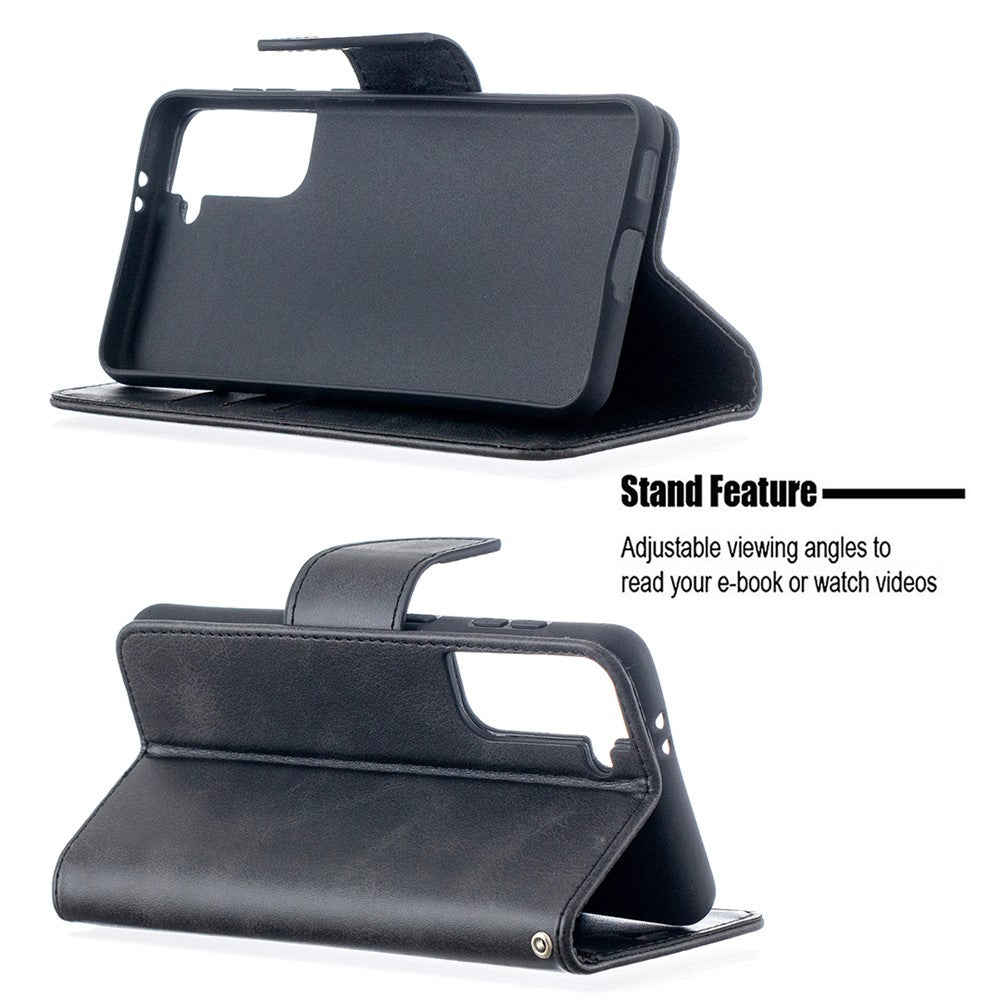 PU Leather Wallet Stylish Smartphone Case for Samsung Galaxy S21 5G/S21 4G