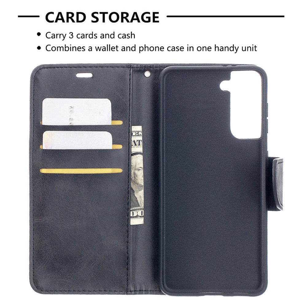 PU Leather Wallet Stylish Smartphone Case for Samsung Galaxy S21 5G/S21 4G