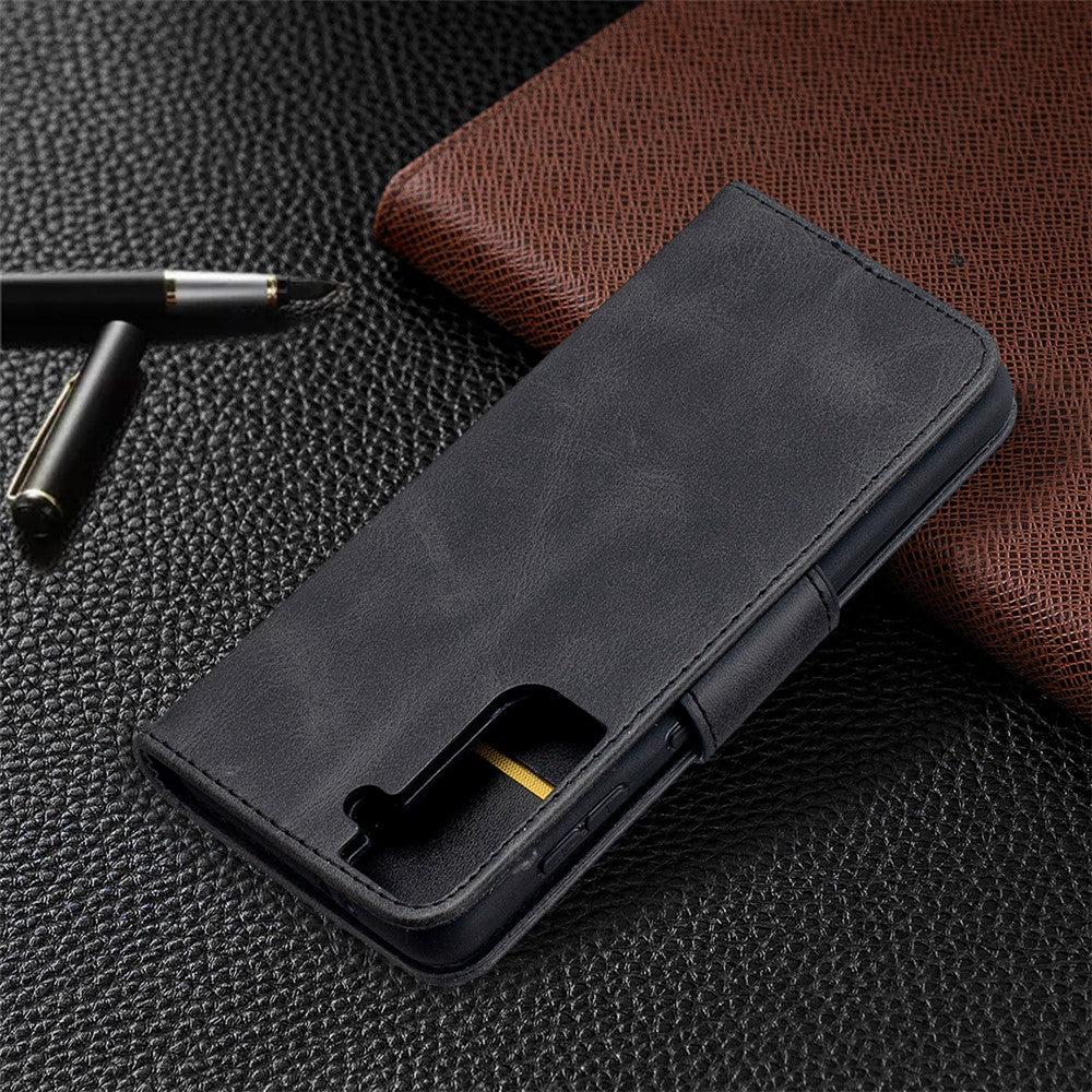 PU Leather Wallet Stylish Smartphone Case for Samsung Galaxy S21 5G/S21 4G