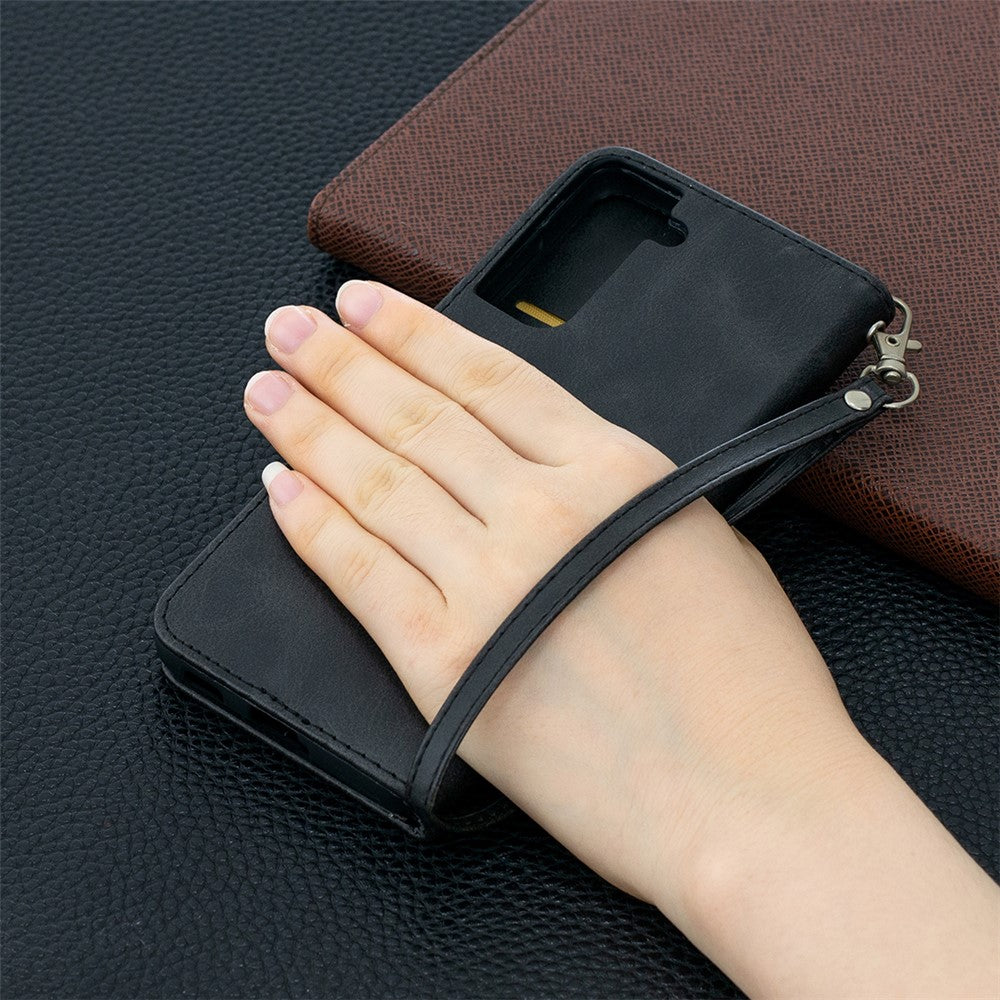 PU Leather Wallet Stylish Smartphone Case for Samsung Galaxy S21 5G/S21 4G