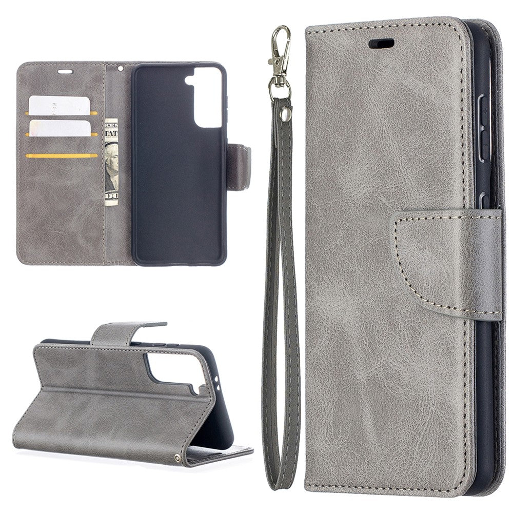 PU Leather Wallet Stylish Smartphone Case for Samsung Galaxy S21 5G/S21 4G