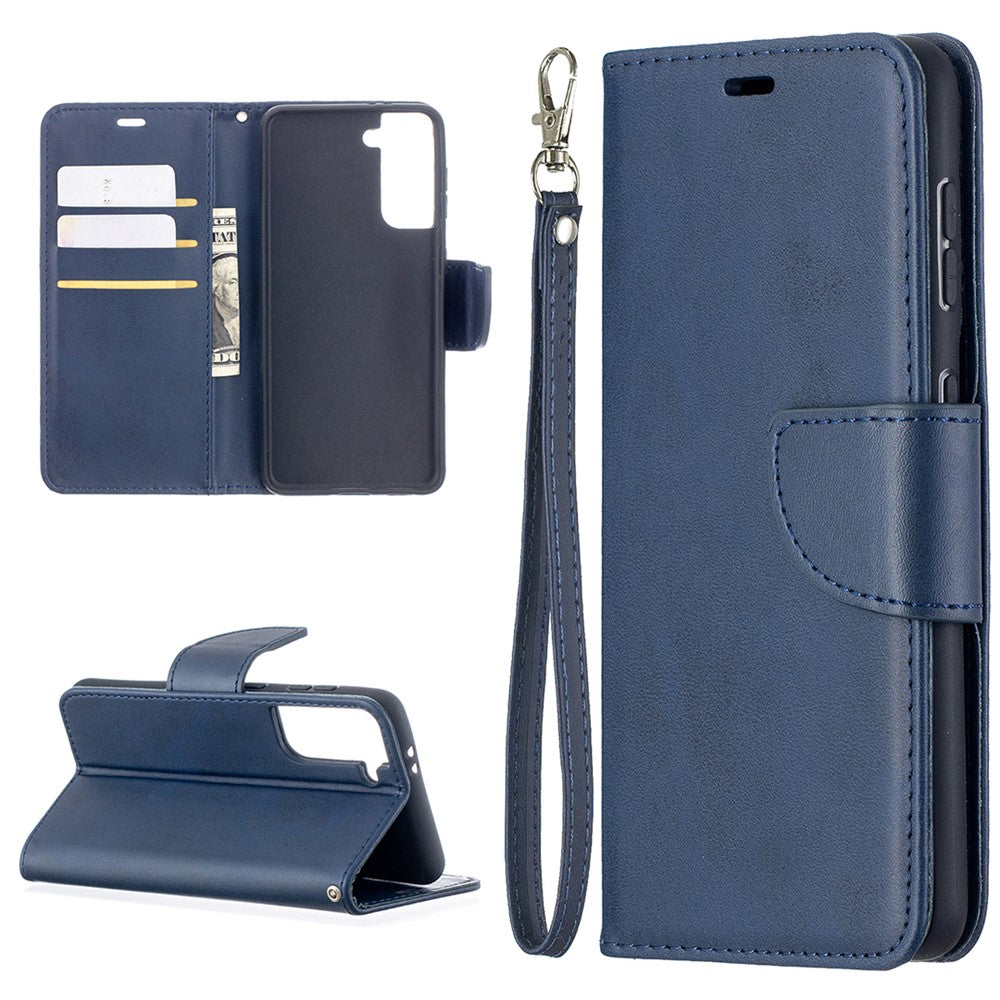 PU Leather Wallet Stylish Smartphone Case for Samsung Galaxy S21 5G/S21 4G