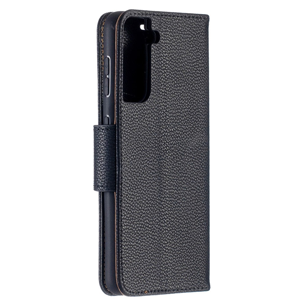 Litchi Surface with Wallet Leather Stand Phone Case for Samsung Galaxy S21 5G/S21 4G
