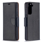 Litchi Surface with Wallet Leather Stand Phone Case for Samsung Galaxy S21 5G/S21 4G