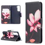 Pattern Printing Phone Cover Wallet Leather Case for Samsung Galaxy S21 5G/S21 4G