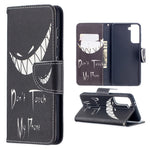 Faddish Pattern Printing Stand Leather Case Cover for Samsung Galaxy S21 4G/5G