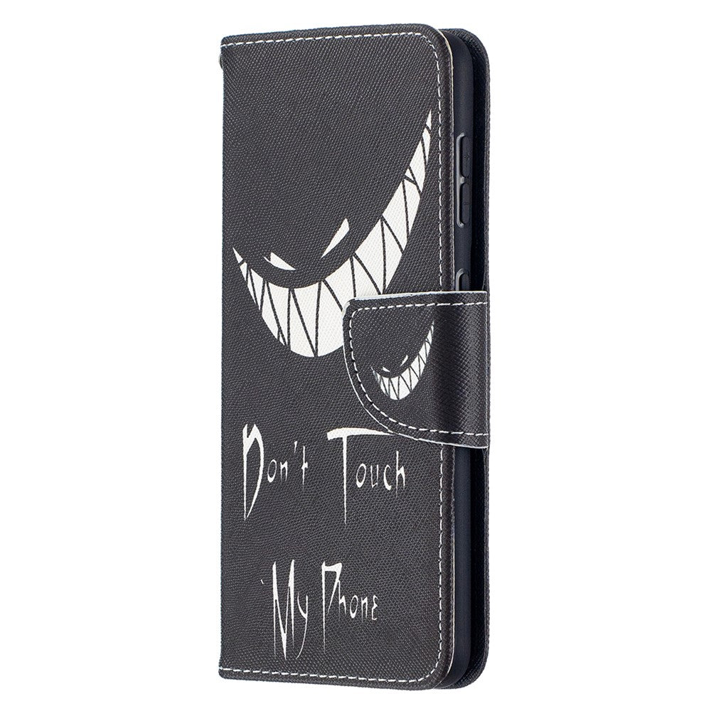 Faddish Pattern Printing Stand Leather Case Cover for Samsung Galaxy S21 4G/5G