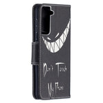 Faddish Pattern Printing Stand Leather Case Cover for Samsung Galaxy S21 4G/5G
