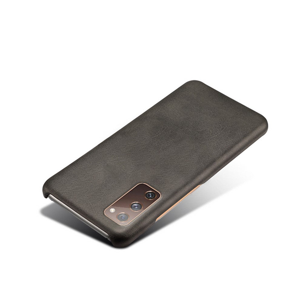 PU Leather Coated PC Case for Samsung Galaxy S20 FE 4G/5G/S20 Lite/S20 FE 2022 Protector Cover