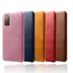 PU Leather Coated PC Case for Samsung Galaxy S20 FE 4G/5G/S20 Lite/S20 FE 2022 Protector Cover