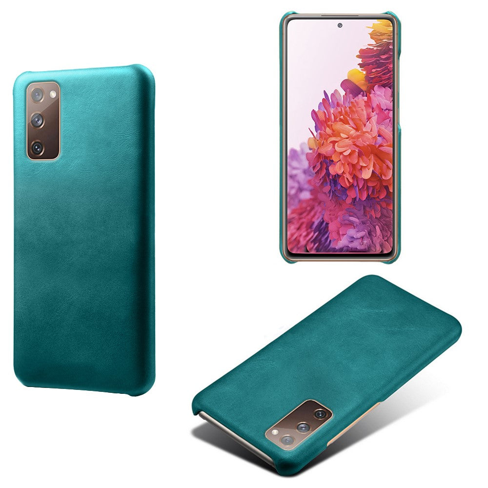 PU Leather Coated PC Case for Samsung Galaxy S20 FE 4G/5G/S20 Lite/S20 FE 2022 Protector Cover