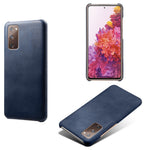 PU Leather Coated PC Case for Samsung Galaxy S20 FE 4G/5G/S20 Lite/S20 FE 2022 Protector Cover