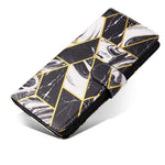 For Samsung Galaxy S20 FE 4G/5G/S20 Lite/S20 FE 2022 Lacquered Marble Pattern Leather Protection Case
