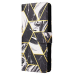 For Samsung Galaxy S20 FE 4G/5G/S20 Lite/S20 FE 2022 Lacquered Marble Pattern Leather Protection Case