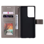 Imprinted Mandala Flower Wallet Leather Case for Samsung Galaxy S21 Ultra 5G Flip Cover