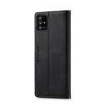 AUTSPACE A01 Serie RFID Blokerende Retro Mat Læder Stand Cover Pung til Samsung Galaxy A71 SM-A715