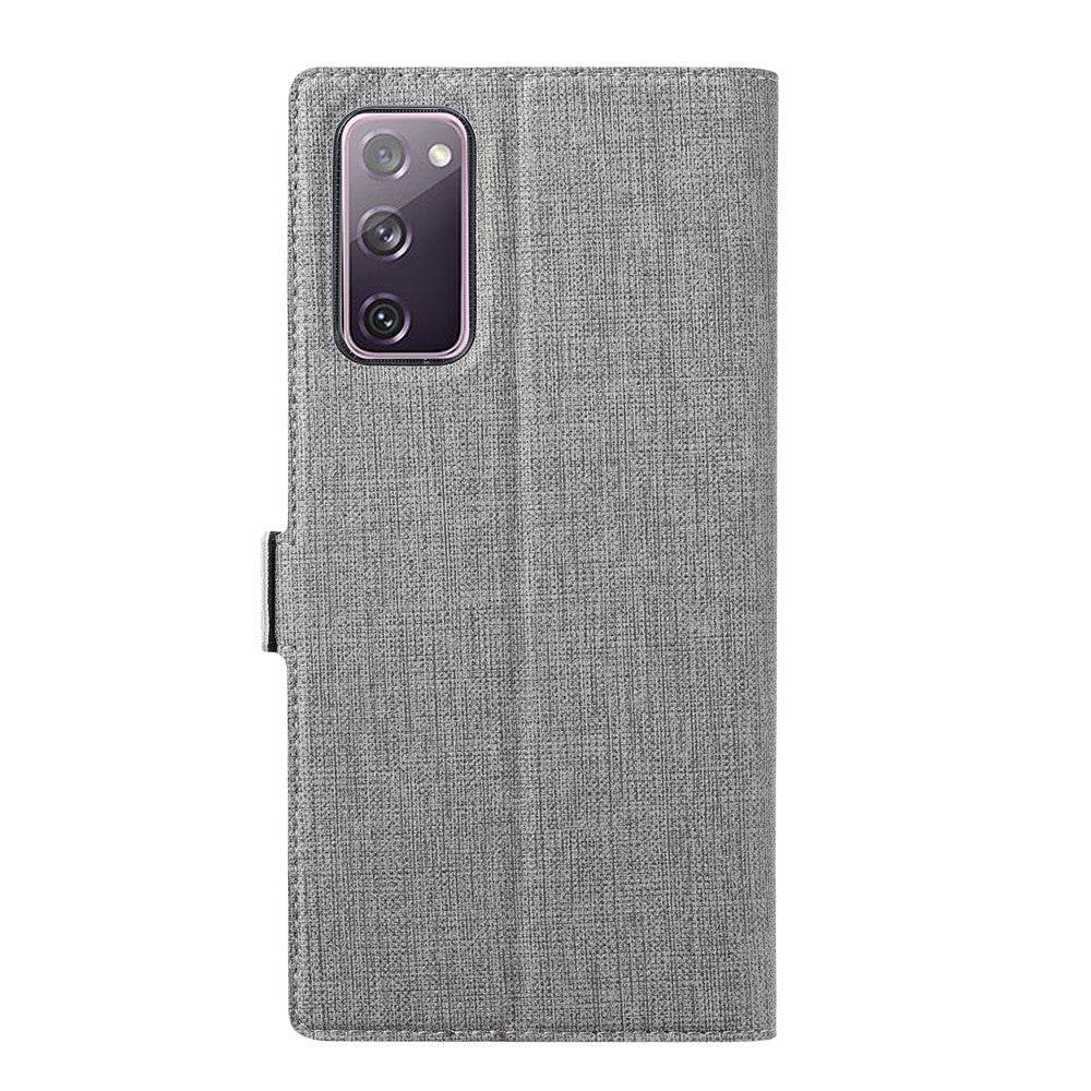 VILI K Series for Samsung Galaxy S20 FE 4G/5G/S20 Lite/S20 FE 2022 Wallet Stand Leather Cover