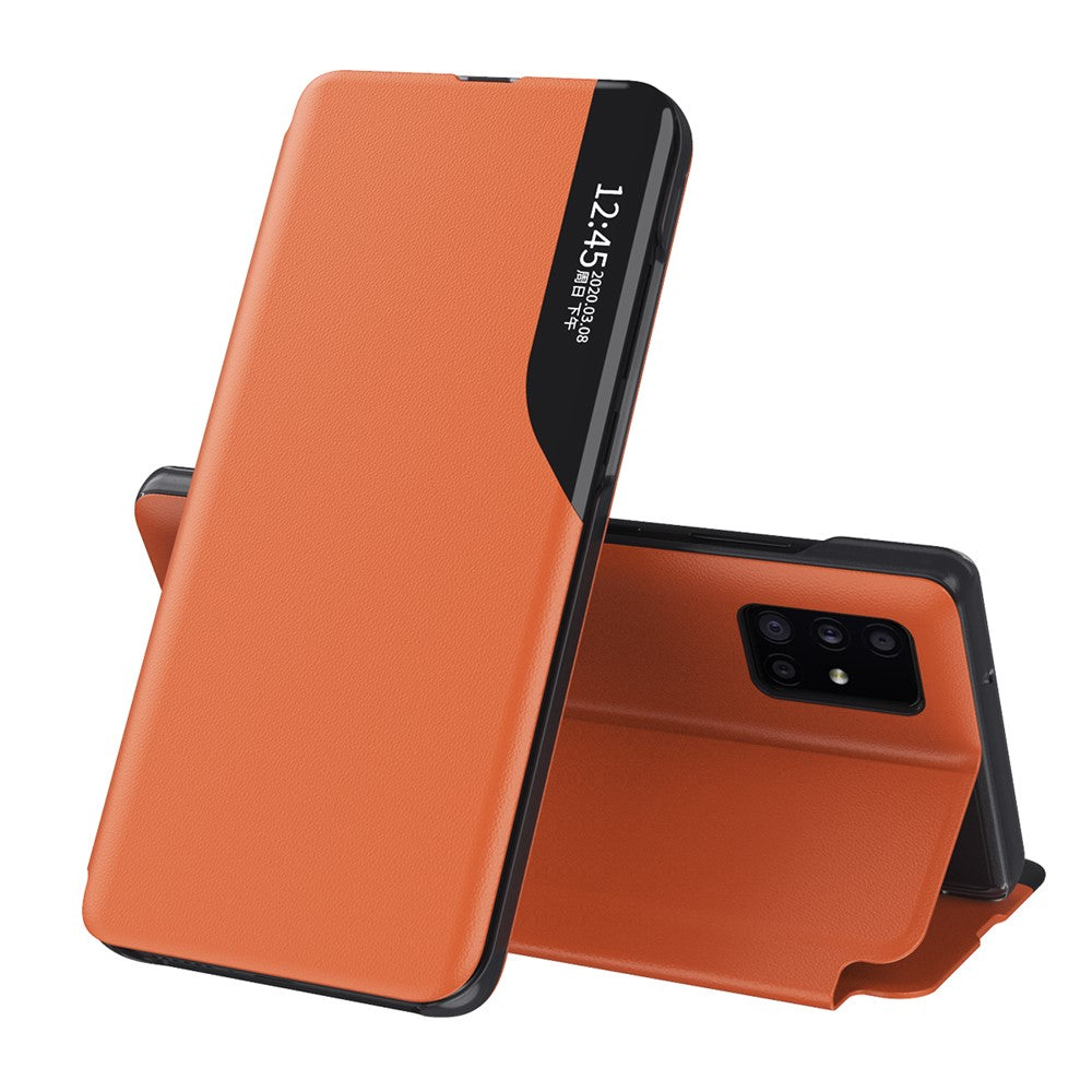 Case View Window PU Leather Stand Cover for Samsung Galaxy A51 5G SM-A516