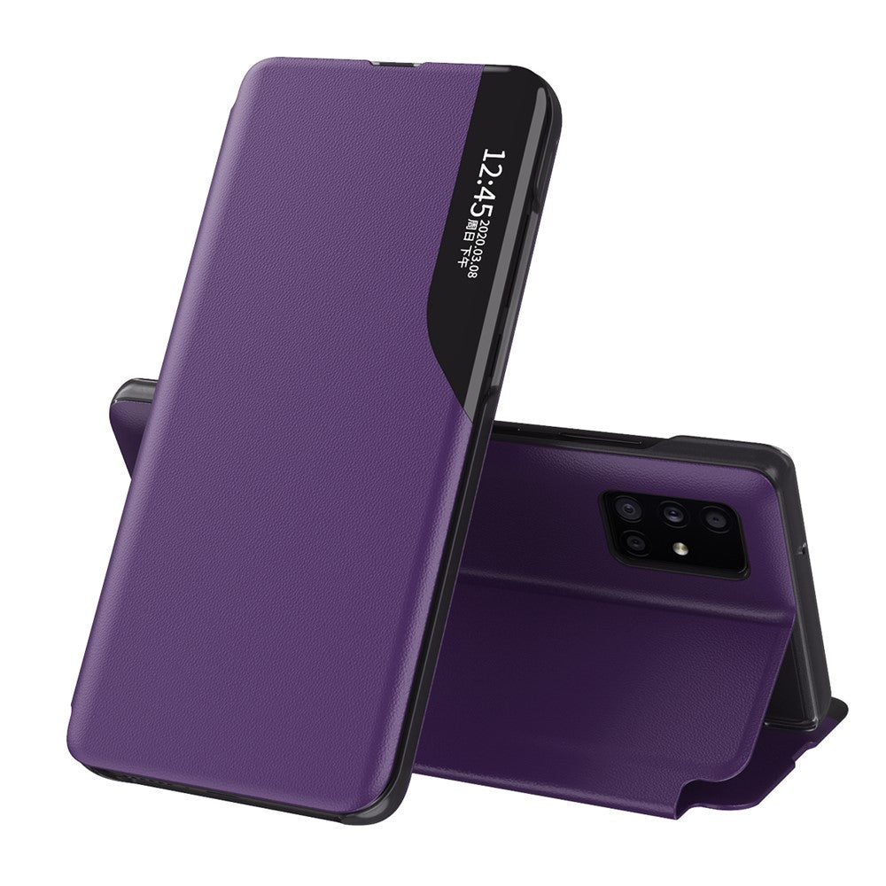 Case View Window PU Leather Stand Cover for Samsung Galaxy A51 5G SM-A516