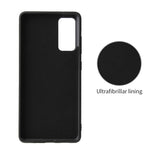 For Samsung Galaxy S20 FE 4G/5G/S20 Lite/S20 FE 2022 PU Leather Coated Phone Cover Shell + Ring-Shape Kickstand