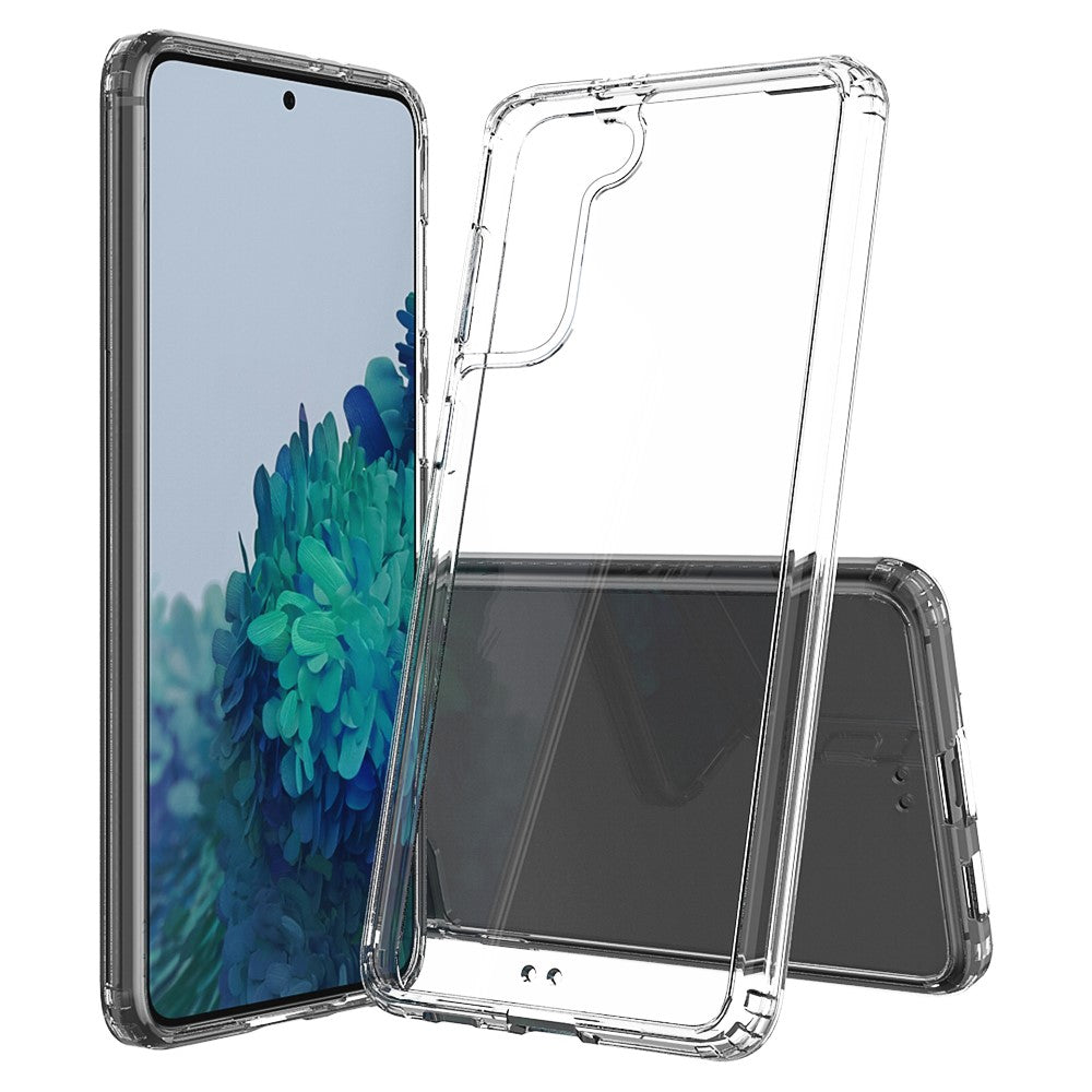 Akryl + TPU Hybrid Ridsefast Krystalklar Cover til Samsung Galaxy S21+ 5G
