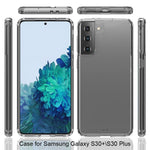 Akryl + TPU Hybrid Ridsefast Krystalklar Cover til Samsung Galaxy S21+ 5G