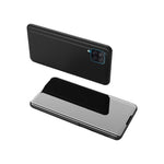Samsung Galaxy A12 Flip Läderfodral med Stativ Helkroppsskyddande mobilfodral