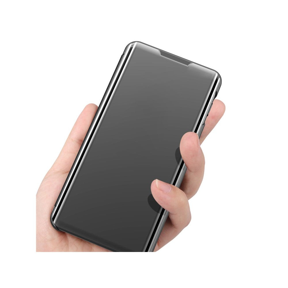 Samsung Galaxy A12 Flip Läderfodral med Stativ Helkroppsskyddande mobilfodral