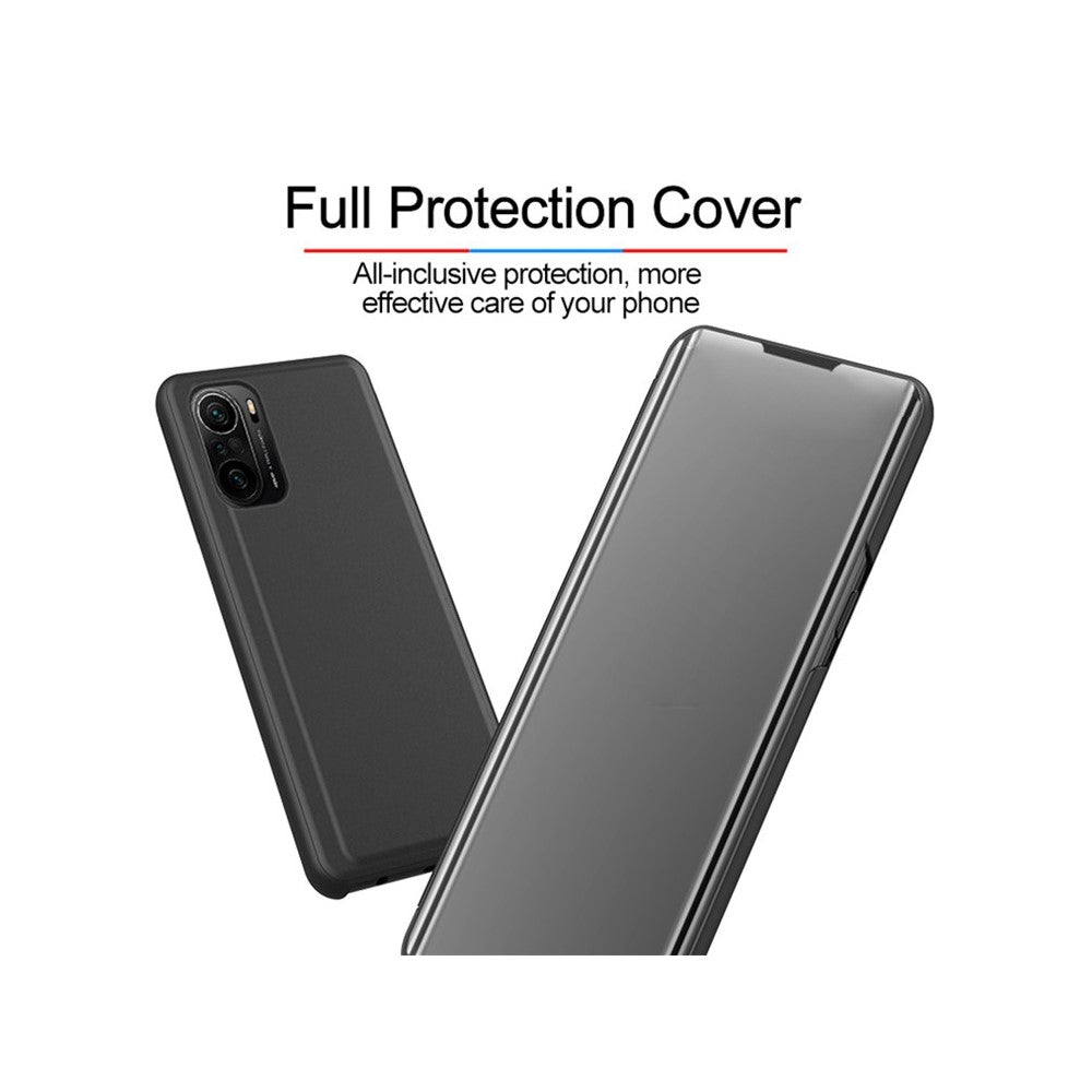 Samsung Galaxy A12 Flip Läderfodral med Stativ Helkroppsskyddande mobilfodral